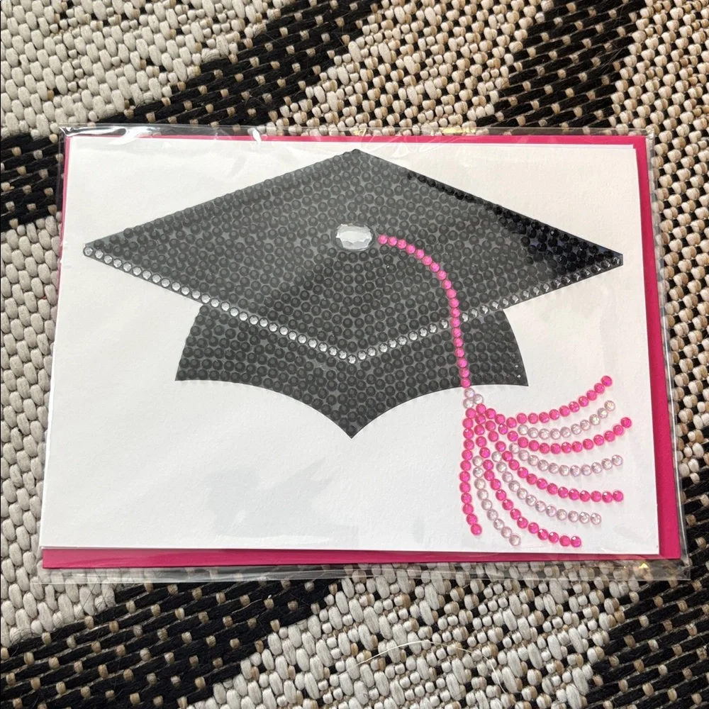 🆕Papyrus Bejeweled Graduation Cap Greeting Card